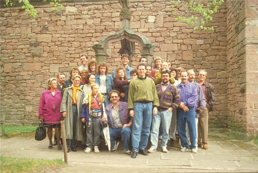 Die Teilnehmer des Ausflugs ins Elsass